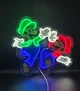 SUPER MARIO NEON DISPLAY FOR FRONT DOOR DISPLAY - POSTER107-E | SINGLE (MSRP $)