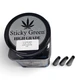 STICKY GREEN - HIGH GRADE D9 & CBD PRE-ROLL JAR (SILVER) TEXAS COMPLIANT | DISPLAY OF 30 (MSRP $)