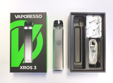 VAPORESSO - XROS 3 1000mAh POD SYSTEM STARTER KIT with REFILLABLE 2ml POD (MSRP $35.00) - FS WHOLESALE VAPORESSO - XROS 3 1000mAh POD SYSTEM STARTER KIT with REFILLABLE 2ml POD (MSRP $35.00) - FS WHOLESALE