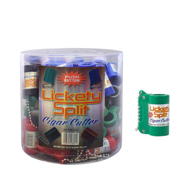 Lickety Split Cigar Cutter - 50 Count Jar - Mj Wholesale