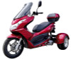 ICE BEAR Q6 (PST150-17) Trikes, 4 Stroke,Single Cylinder,Air-Forced Cool - Red