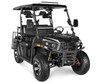 Black - Vitacci Rover-200 EFI 169cc (Golf Cart) UTV, 4-stroke, Single-cylinder, Oil-cooled - Fully Assembled and Tested front side view