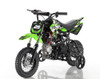 Apollo DB-25 70cc Automatic DIRT BIKE, 4 Stroke Air Cooled, Single Cylinder w/ Training wheels - Fully Assembled and Tested - GREEN