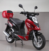 VITACCI Challenger 50cc Scooter, 4 Stroke, Air-Forced Cool,Single Cylinder - Fully Assembled and Tested - BLACK