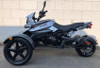 New 200cc Tryker Trike Scooter Gas Moped Fully Automatic with Reverse - Silver