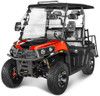 NEW VITACCI ELECTRIC GOLF CART ROVER AUTOMATIC COMES WITH LED BAR WINDSHIELD  - RED