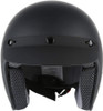 Adult Motorcycle 3/4 Open Face Helmet with Visor Cafe Racer Cruiser DOT Approved S M L XL