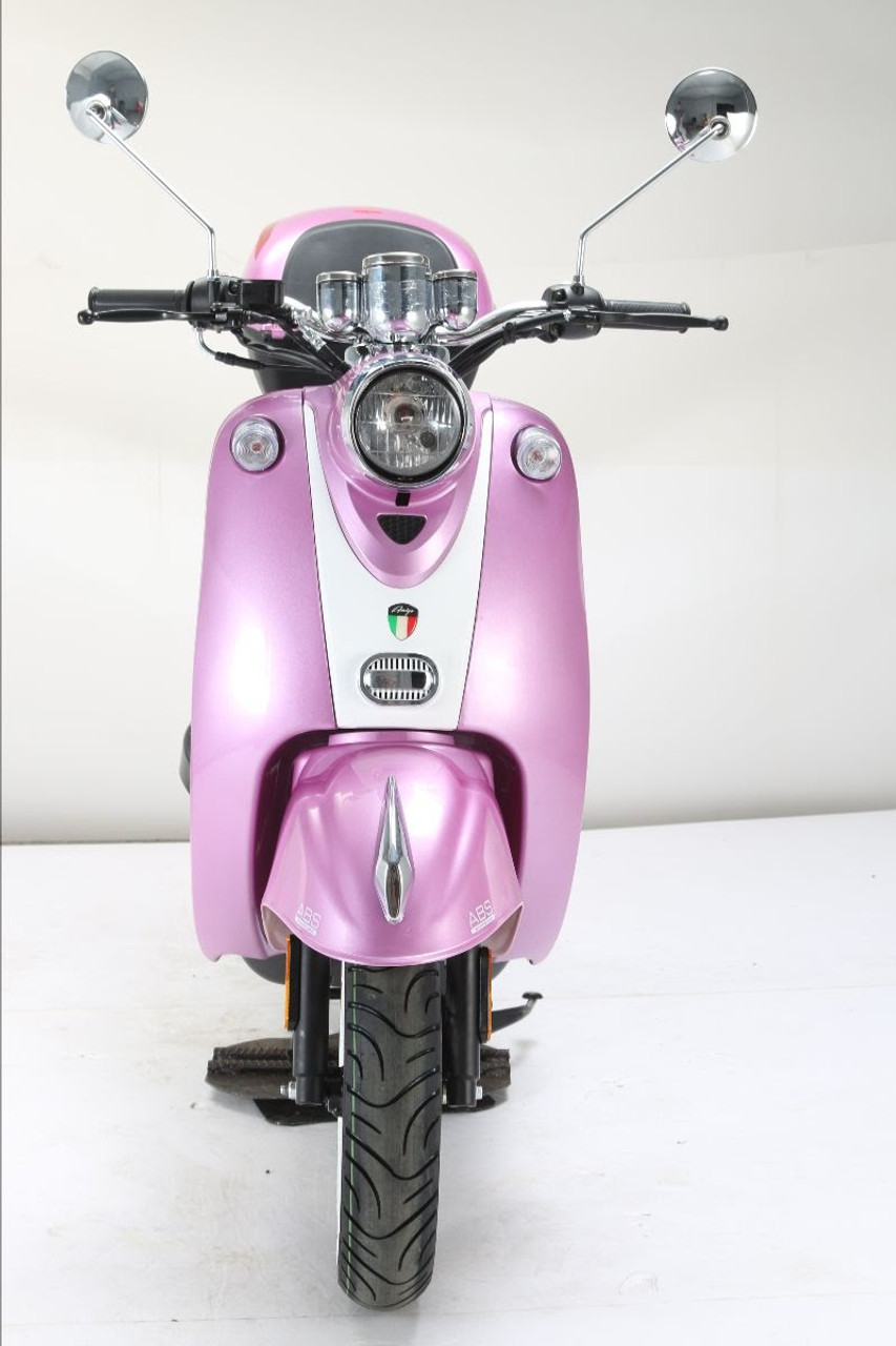 Amigo Magari-50 FA 49cc Moped 4 Stroke Single Cylinder CA Approved (No Front ABS) - Pink