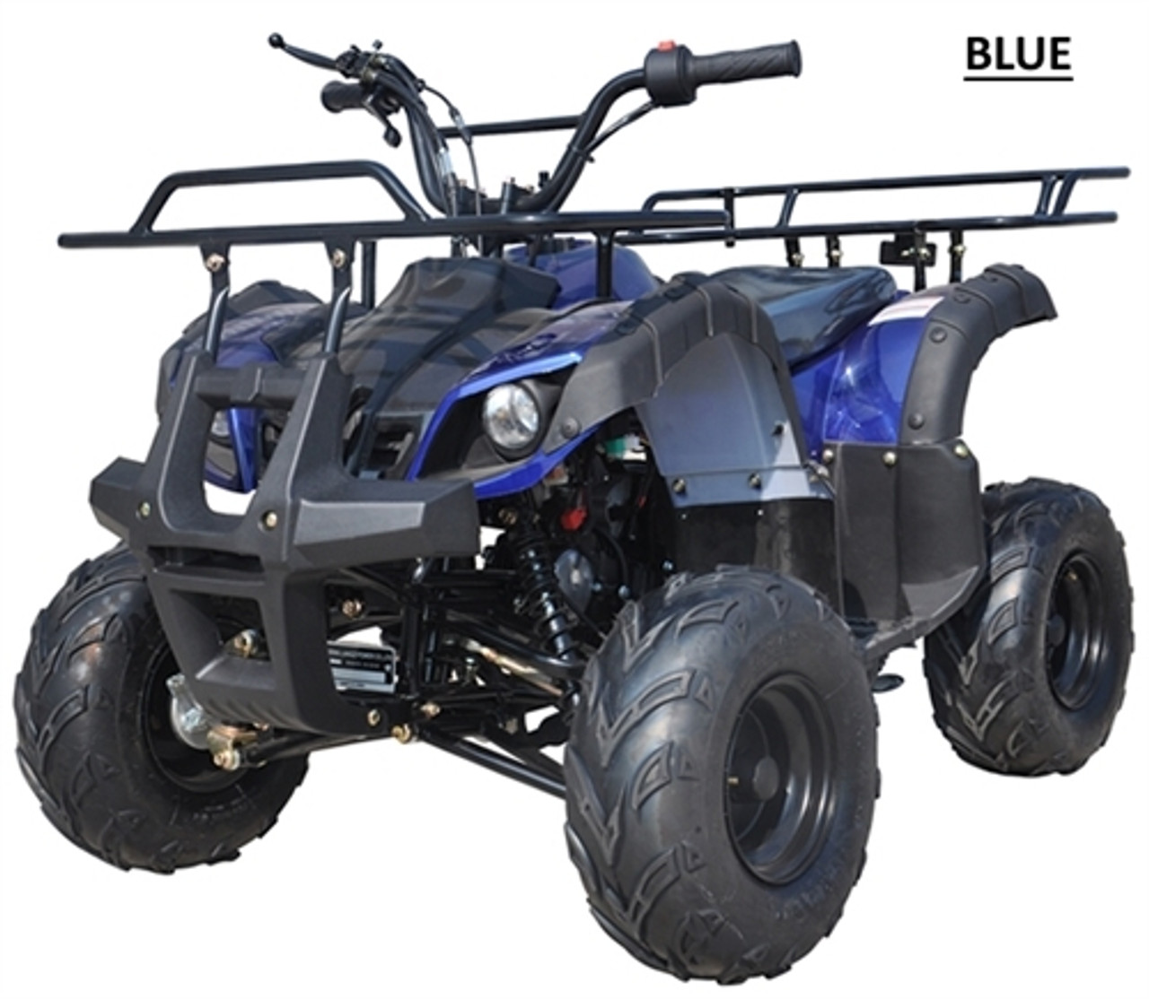 ICE BEAR 125cc Youth Quad ATV Automatic with Reverse, Remote Kill, 7" Wheel (PAH125-8S)
