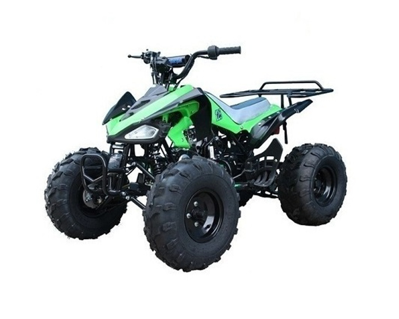 Taotao Cheetah Mid Size ATV 125 107CC, Air cooled, 4-Stroke, 1-Cylinder, Automatic with Reverse - Fully Assembled and Tested - GREEN