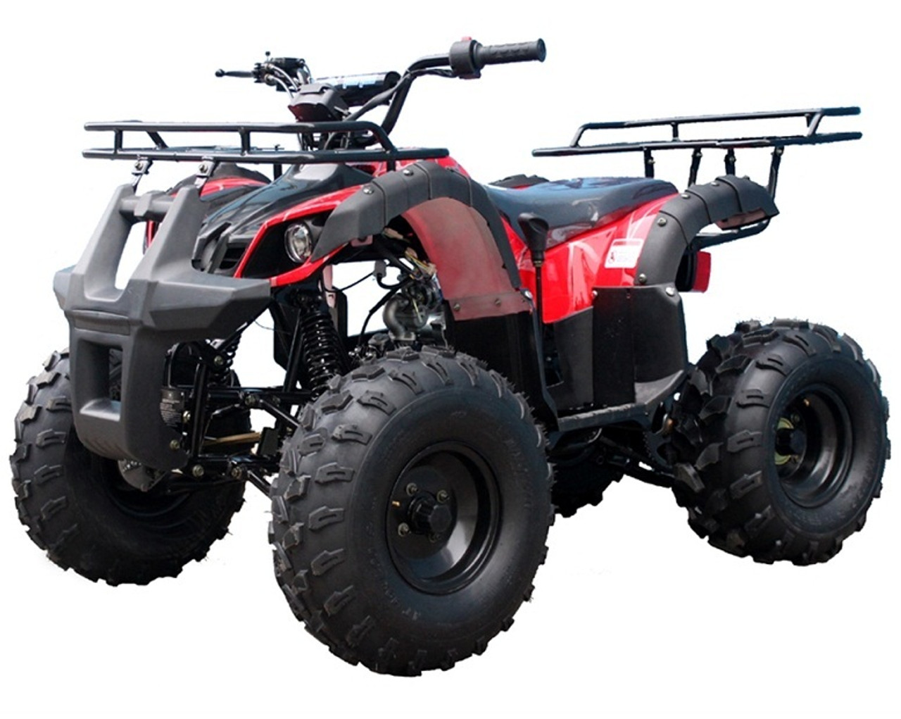 Taotao TForce 135D 110cc Mid Size ATV, Air Cooled, 4-Stroke, 1-Cylinder, Automatic with Reverse - Fully Assembled and Tested - Red