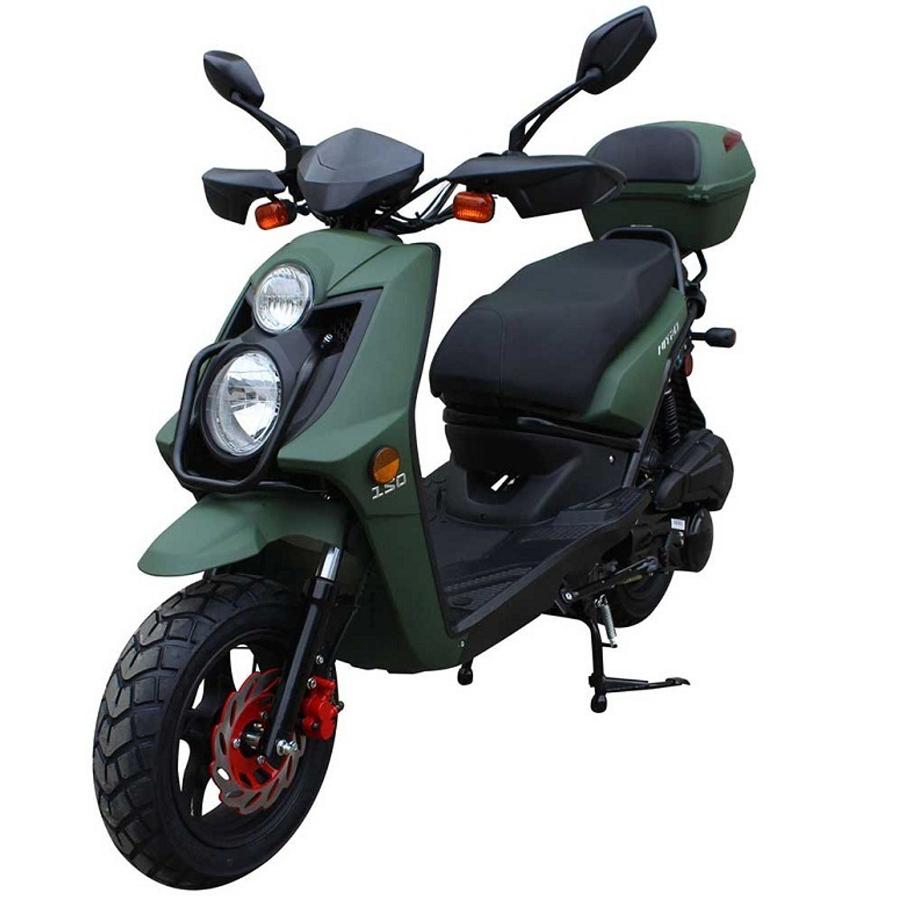 Vitacci Nitro 50cc Scooter, Electric/Kick Start -MILITARY GREEN