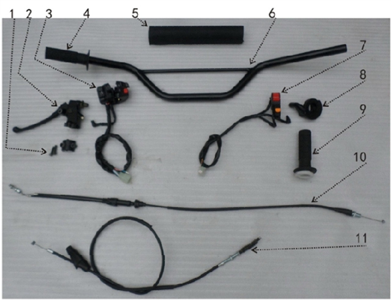 Hawk 250 DLX Handlebar