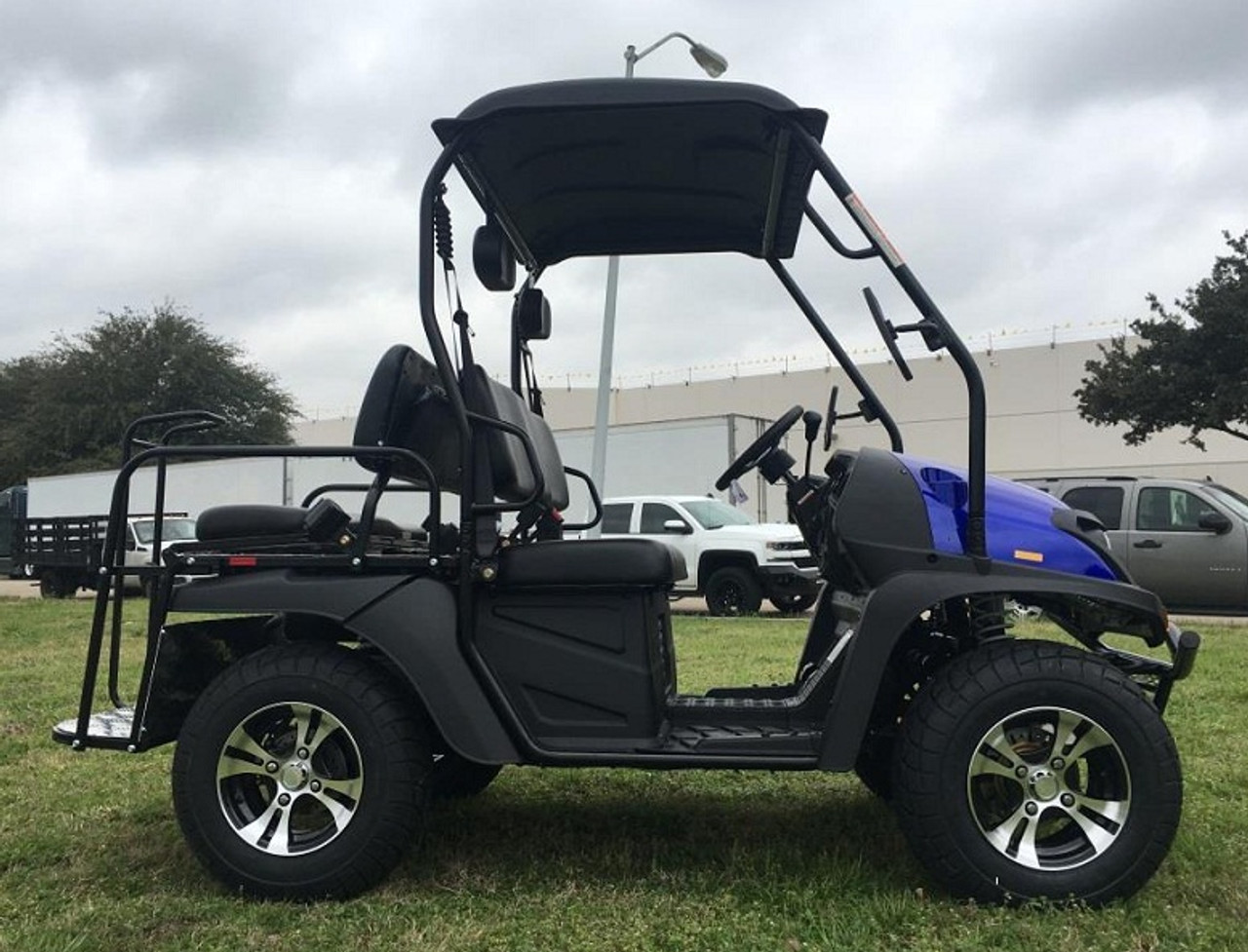 TrailMaster Taurus 200G EFI UTV / Golf Cart / side-by-side Fuel Injected, 4 seat, Golf cart Style UTV -SIDEVIEW