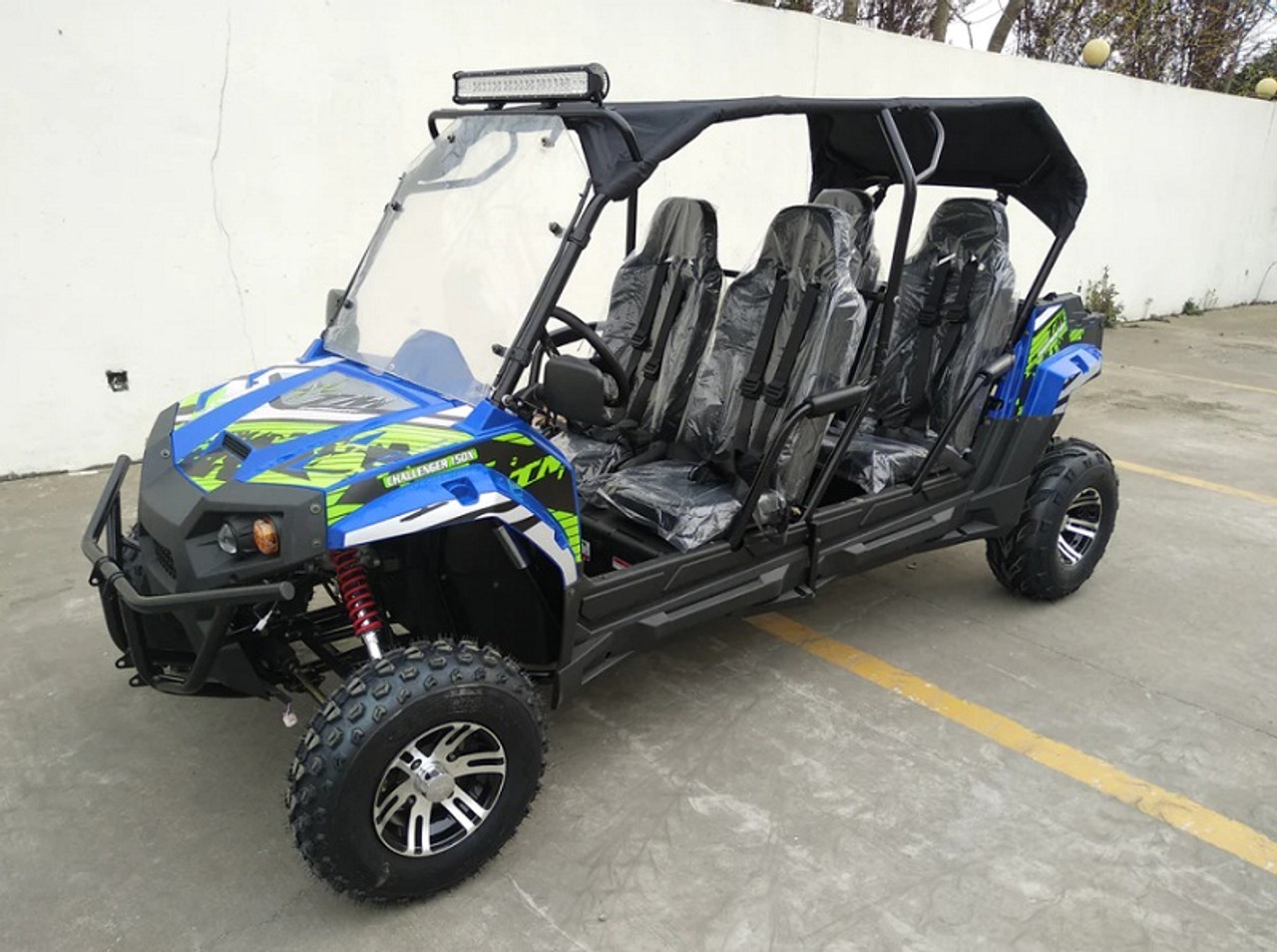 TrailMaster Challenger 4-200EX UTV side-by-side Great Family Fun, Adjustable seat and steering Wheel, Throttle Limiter