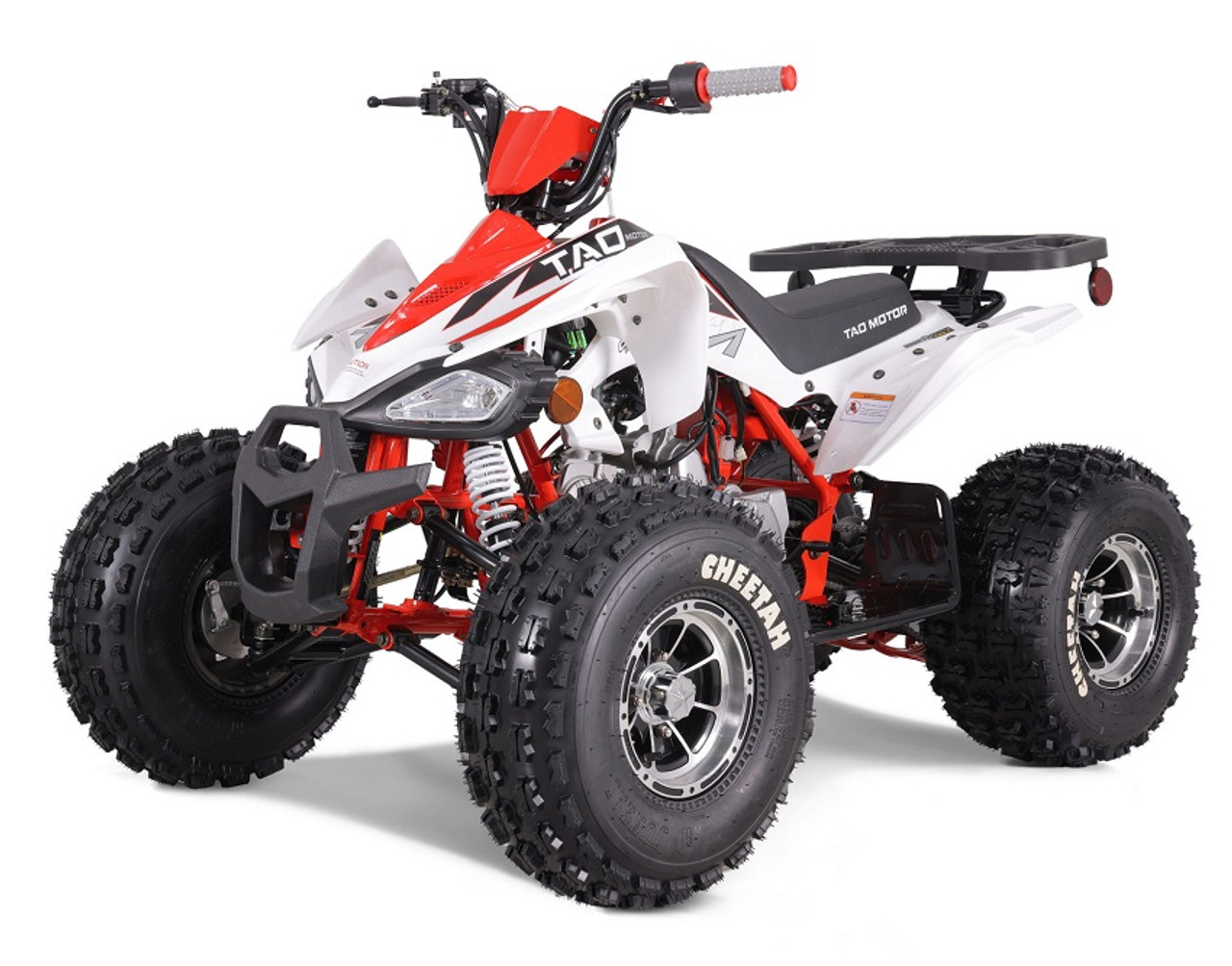 TaoTao 120CC NEW Cheetah PLATINUM ATV, Fully Automatic with Reverse, Air Cooled, 4-Stroke, 1-Cylinder - Red