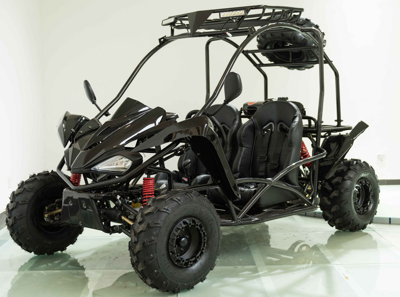 Vitacci Rebel 150cc Off-Road Go Kart, Single cylinder, forced air cooled, overhead camshaft - Black
