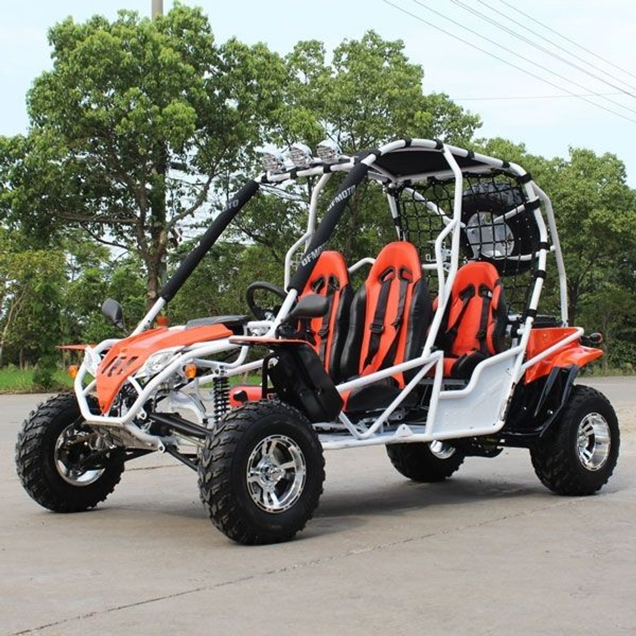 Dongfang 200cc (DF200GHA) Adult Gas Go-Kart, 4-Seater, DF GHA With Auto Tranny/Reverse Gear