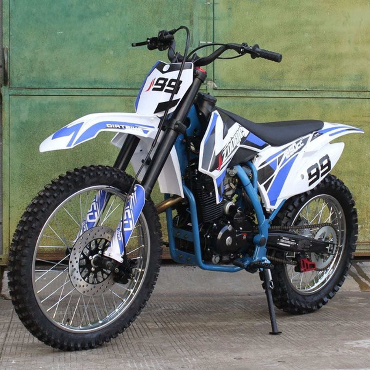 Dongfang RF ZOOMe RTT 250cc (DF250RTT) Dirt Bike With 5 Speed Manual Tranny, Electric And Kick Start, Light Weight