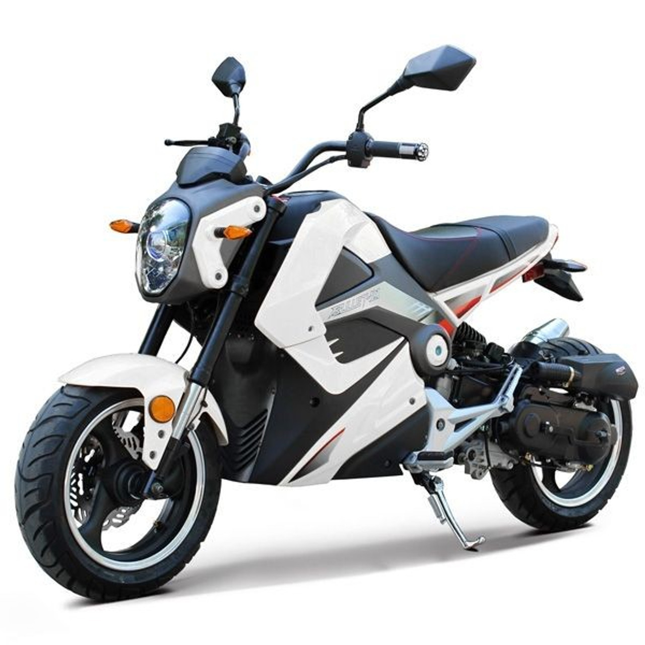 DongFang DF STT 50cc Gas Motorcycle With CVT Auto Tranny,Aluminum Wheels