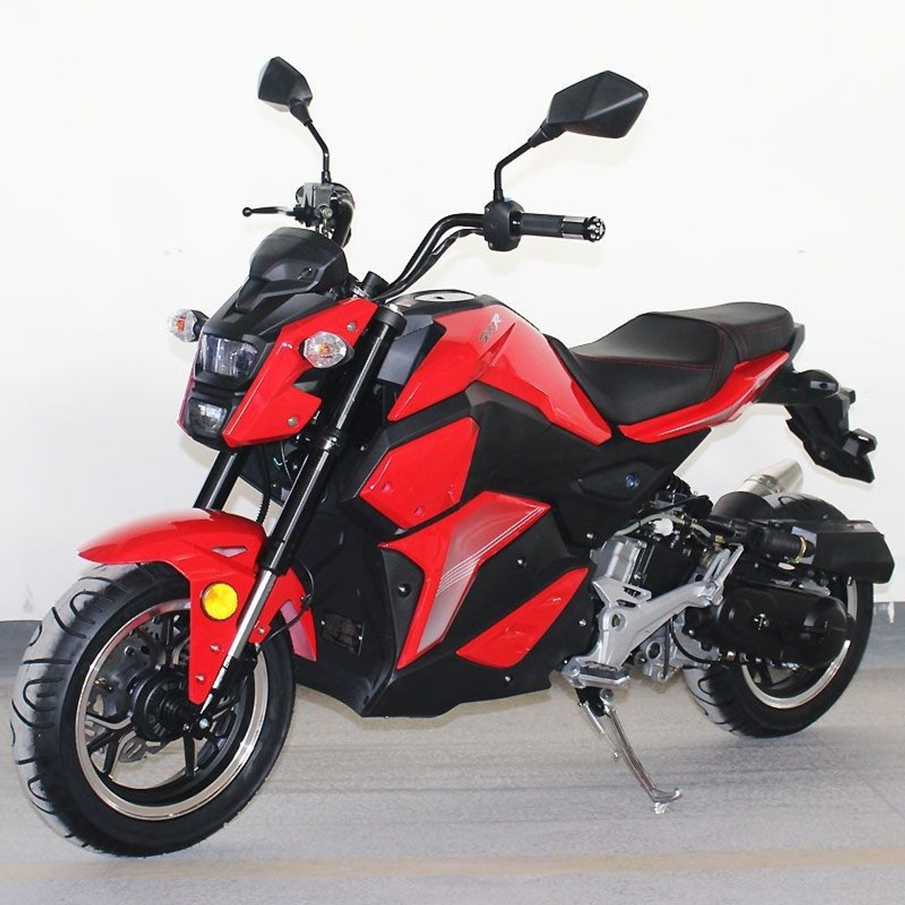 DongFang 50cc (DF50SVT) Gas Motorcycle DF SVT With CVT Auto Tranny, Aluminum Wheels