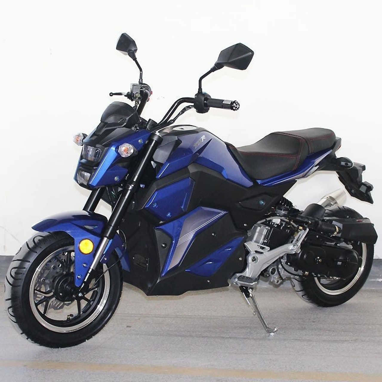 DongFang 50cc (DF50SVT) Gas Motorcycle DF SVT With CVT Auto Tranny, Aluminum Wheels