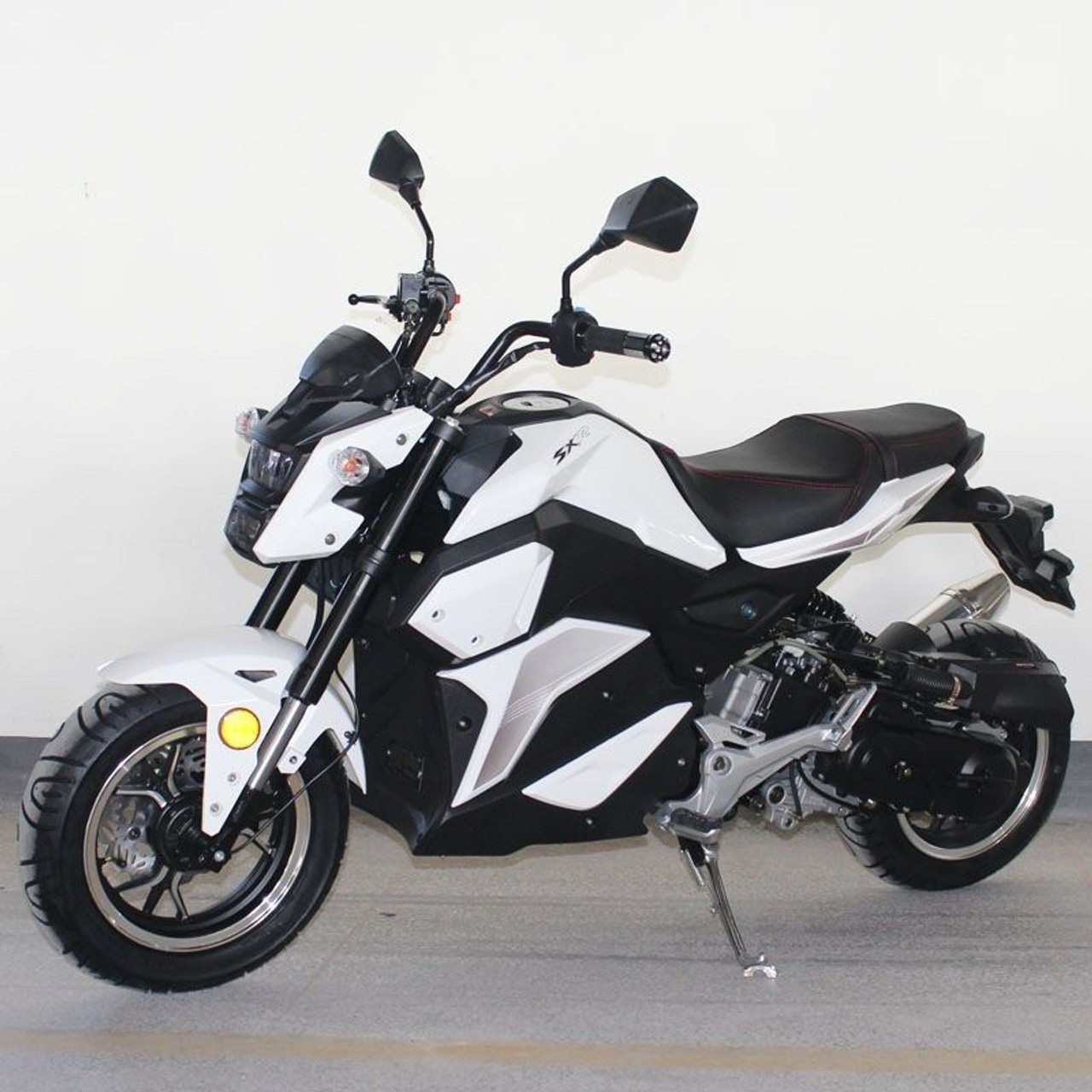 DongFang 50cc (DF50SVT) Gas Motorcycle DF SVT With CVT Auto Tranny, Aluminum Wheels