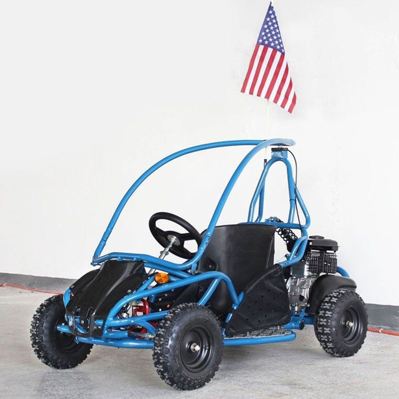 DongFang (DF80GKS) Kids Speed Racer Gokart 80GKS, Full Roll Cage, Rear Suspension, Disc Brake