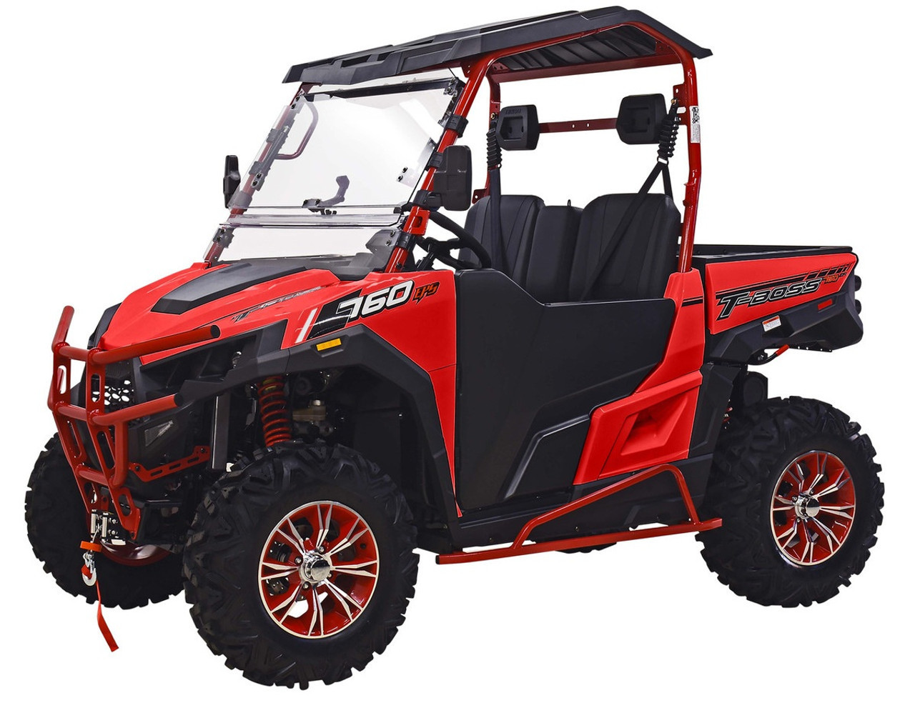 MASSIMO T-BOSS 760 EFI UTV, 585CC, 4-STROKE SINGLE CYLINDER, LIQUID COOLED SOHC - RED