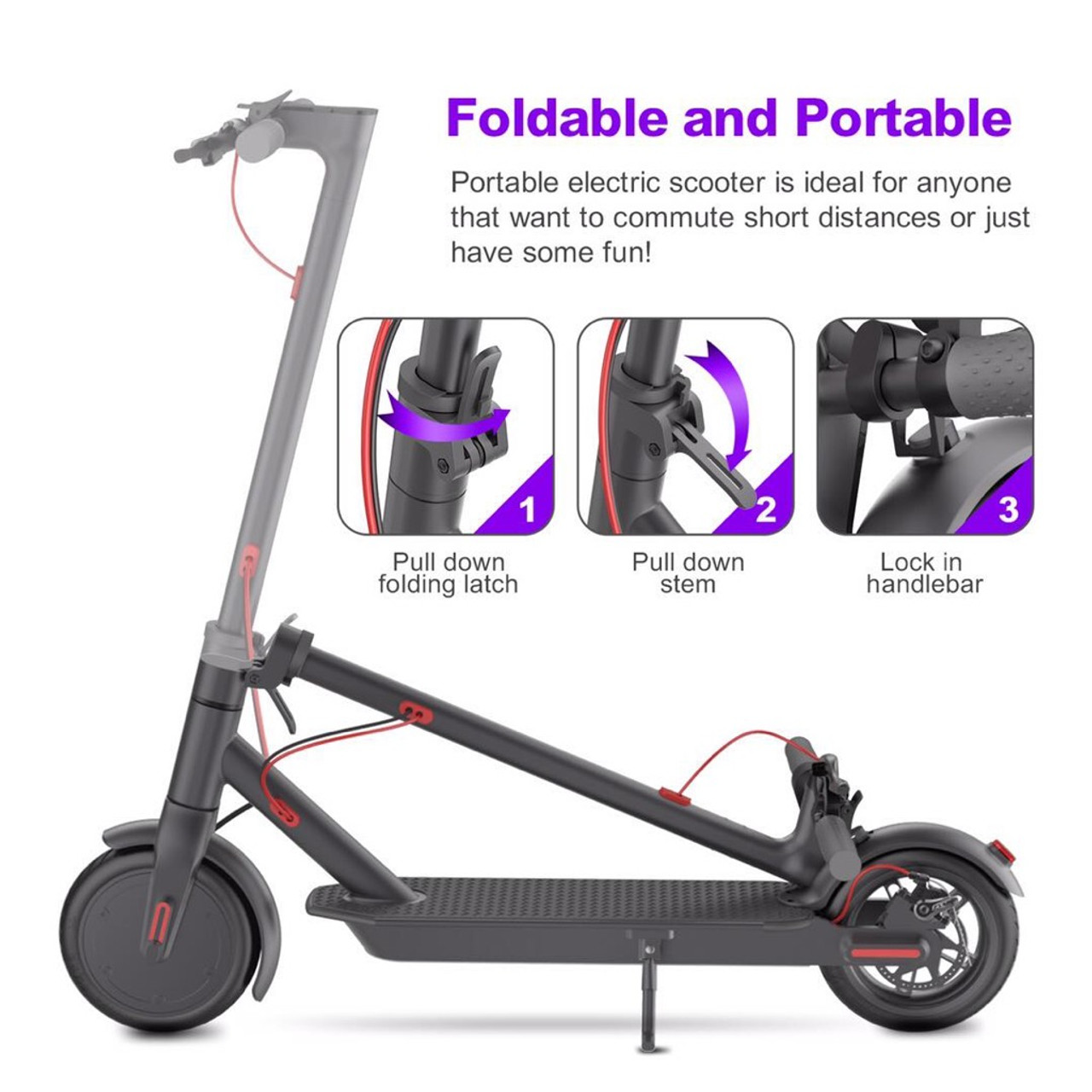 ROKETA ES-121 ELECTRIC RIDE ON SCOOTER