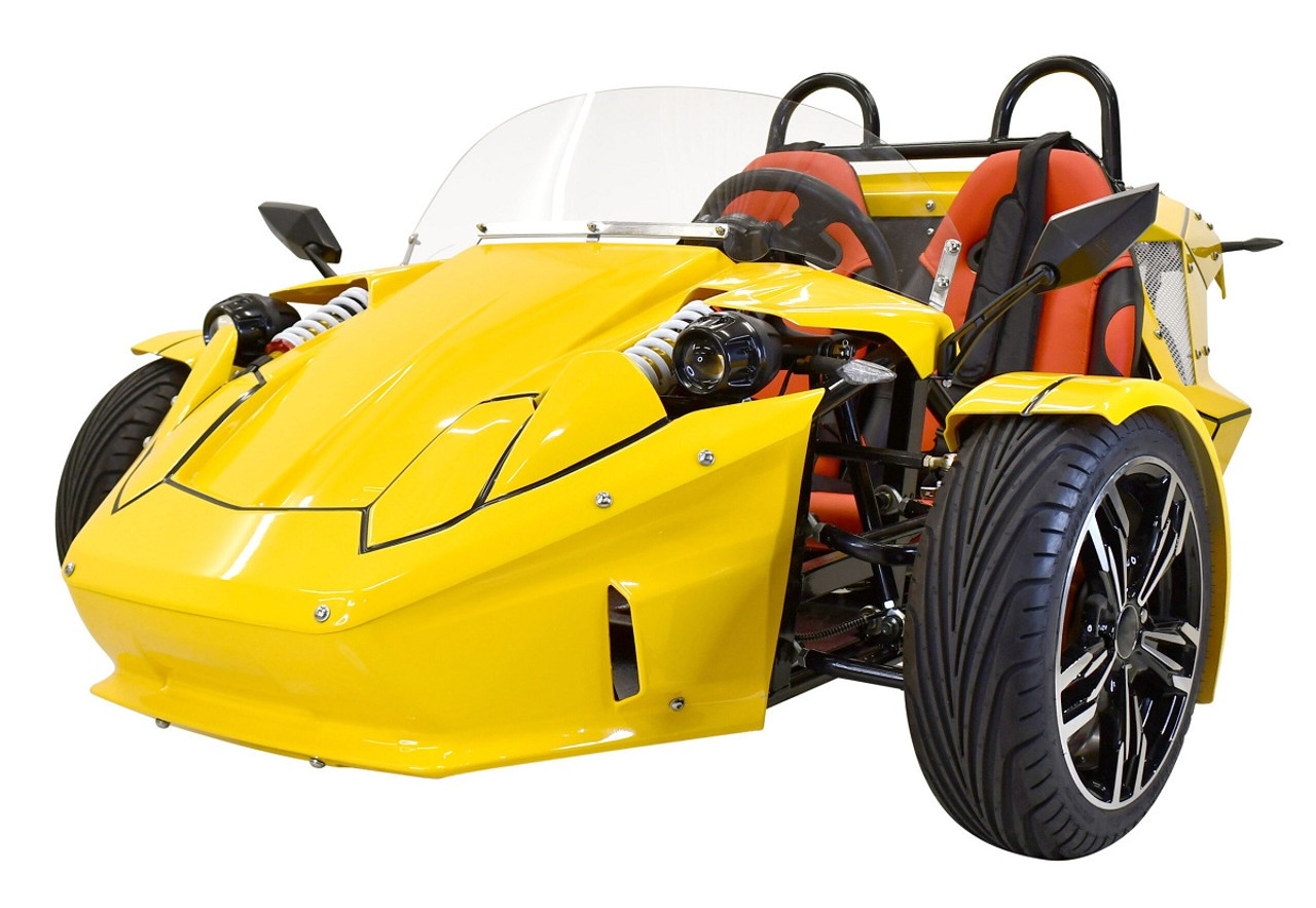 Massimo E-Spider 72V Trike, powerful 3000w Mid-Drive Motor With Lithium Battery