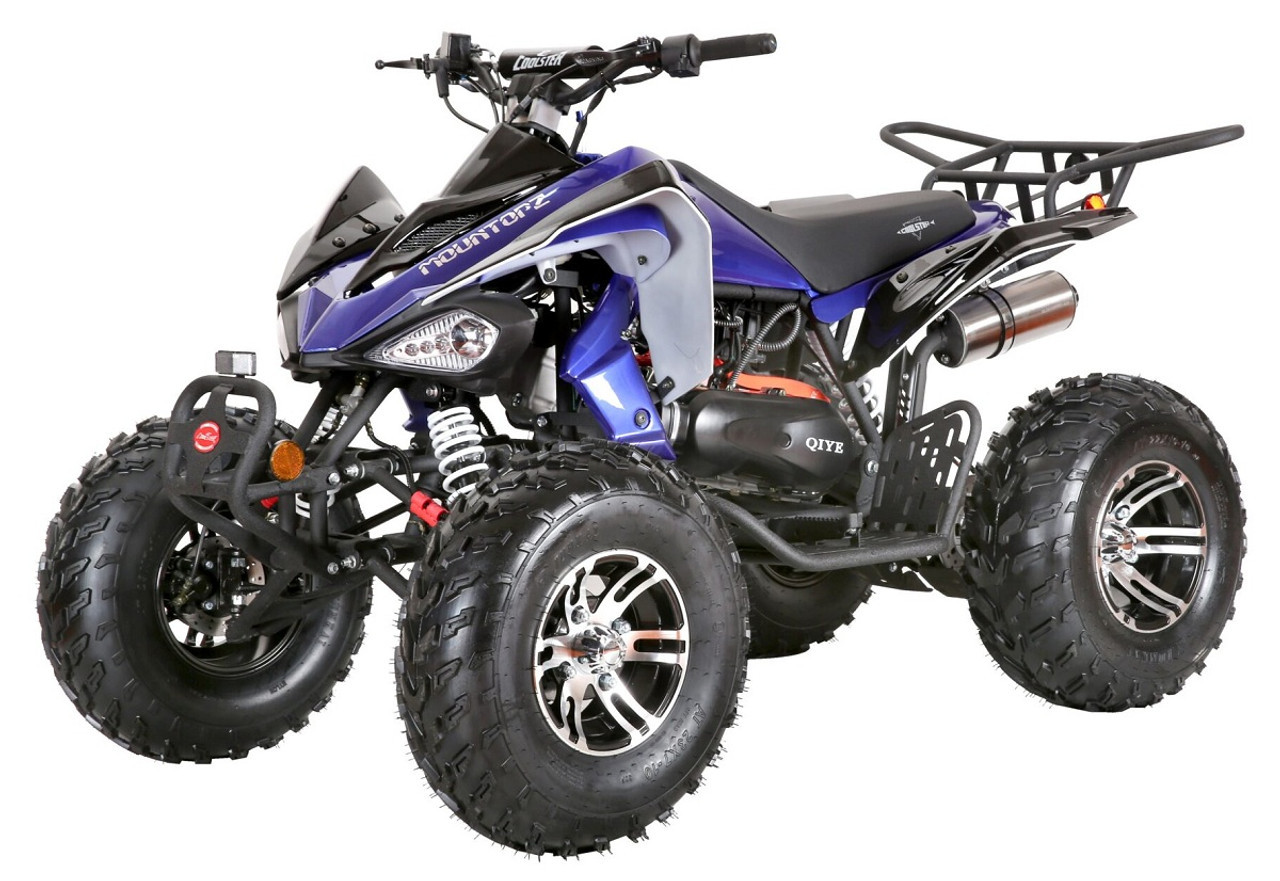 Coolster 3200S Sports Style Adult ATV, 168.9Cc, Alloy Rims, Automatic with reverse, Electric Start - Blue