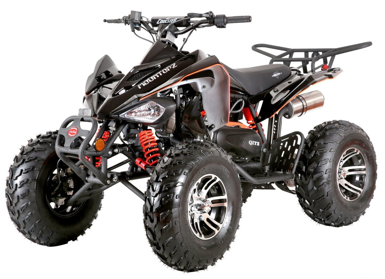 Coolster 3200S Sports Style Adult ATV, 168.9Cc, Alloy Rims, Automatic with reverse, Electric Start - Black