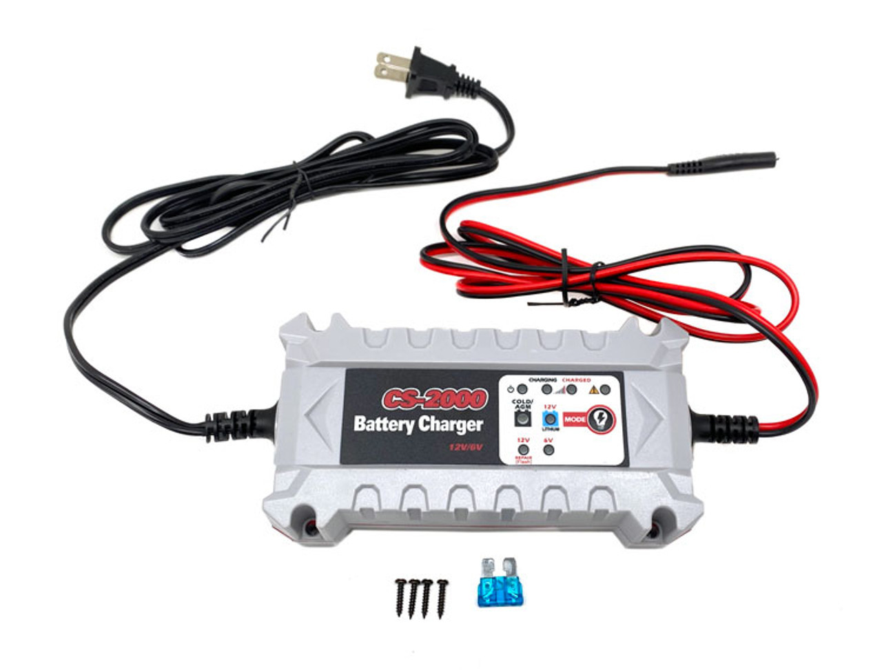 2Ah Smart Battery Charger and Maintainer for Lithium Batteries