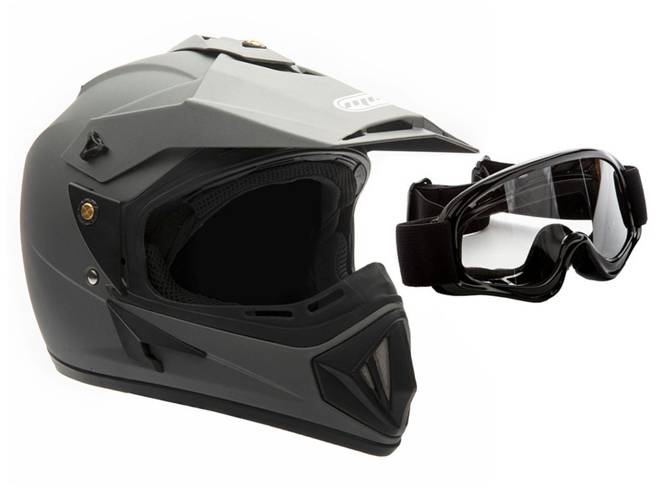 OFF Road MMG Helmet. Model 30 - DOT Approved (FREE GOGGLES INCLUDED)