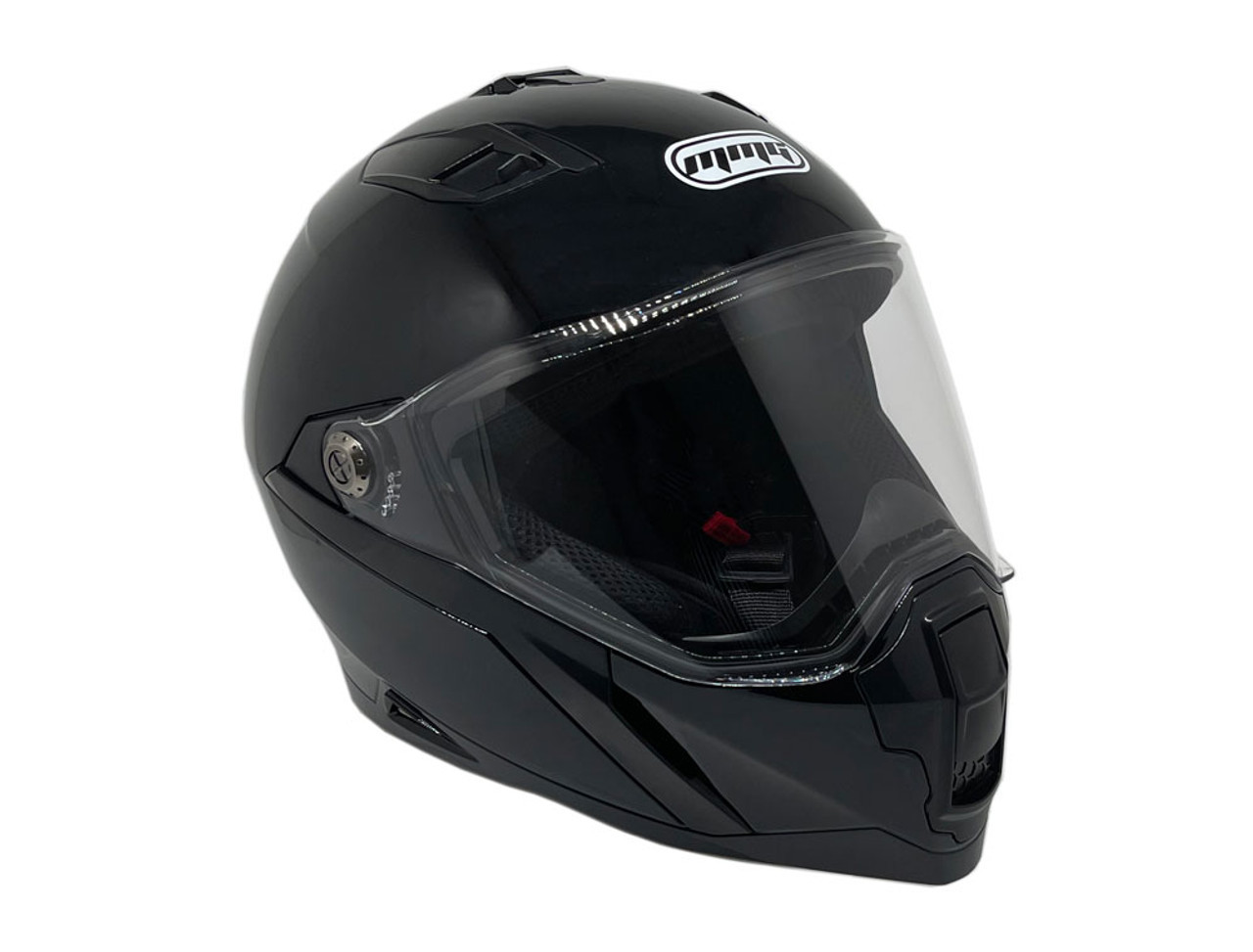 DOT Approved Full Face MMG Helmet with Model Mount for Ultimate Protection. (Free Mirror Shield Included)