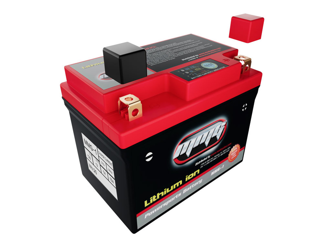 Lithium Battery MMG1 - Replaces: YTX4L-BS - YTX5L-BS. CCA: 120