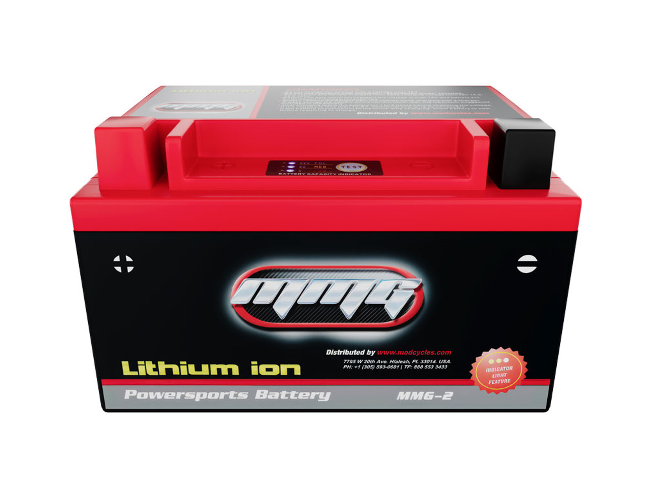 Lithium Battery MMG2 - Replaces: YTX7A-BS. CCA: 160