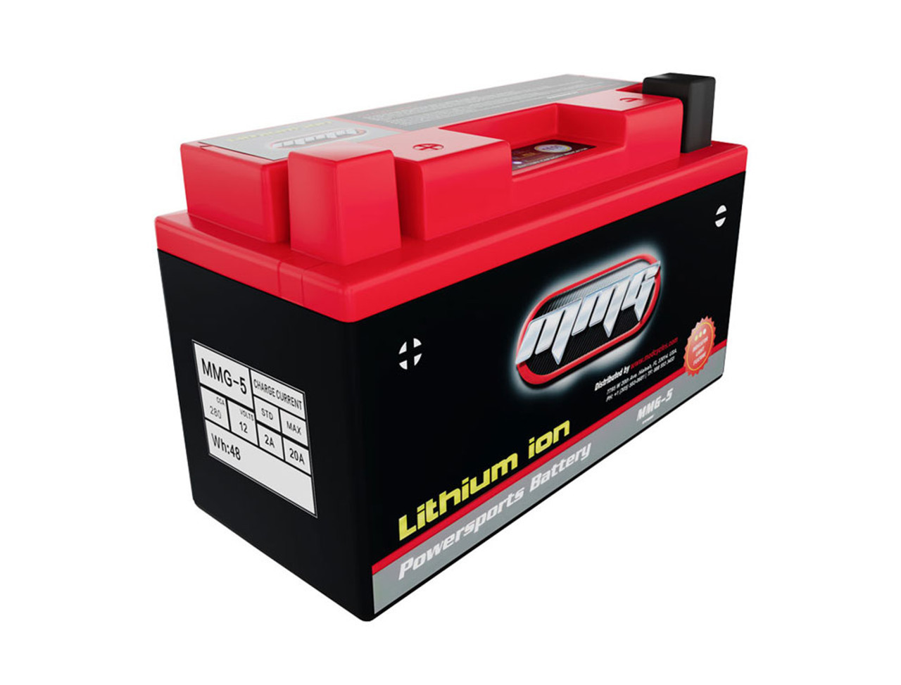 Lithium battery MMG5 - Replaces: YT7B-BS - YT9B-BS - YT12B-BS. CCA 240 