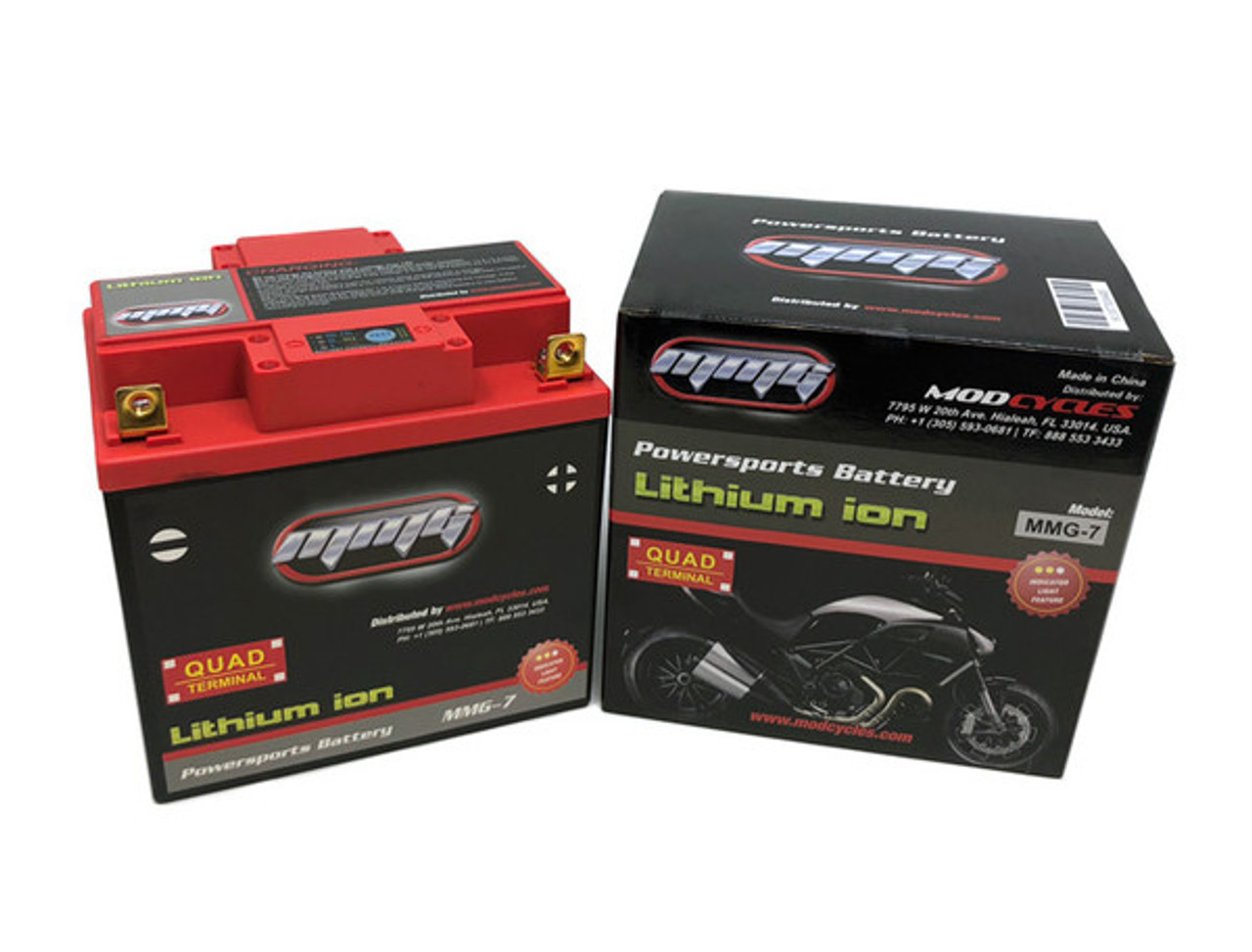 Lithium battery MMG7 QUAD - Replaces: YIX30L-BS, YIX30L, GYZ32HL, YB30L-B. CCA 480