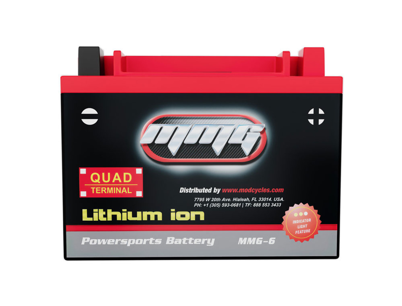 Lithium battery MMG6 QUAD - Replaces: YTX20L-BS,YTX20H-BS. CCA 420