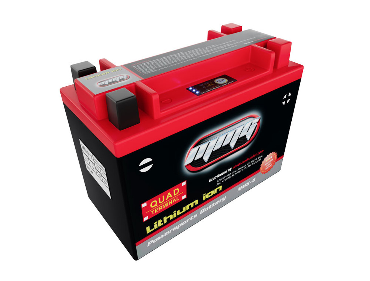 Lithium battery MMG6 QUAD - Replaces: YTX20L-BS,YTX20H-BS. CCA 420