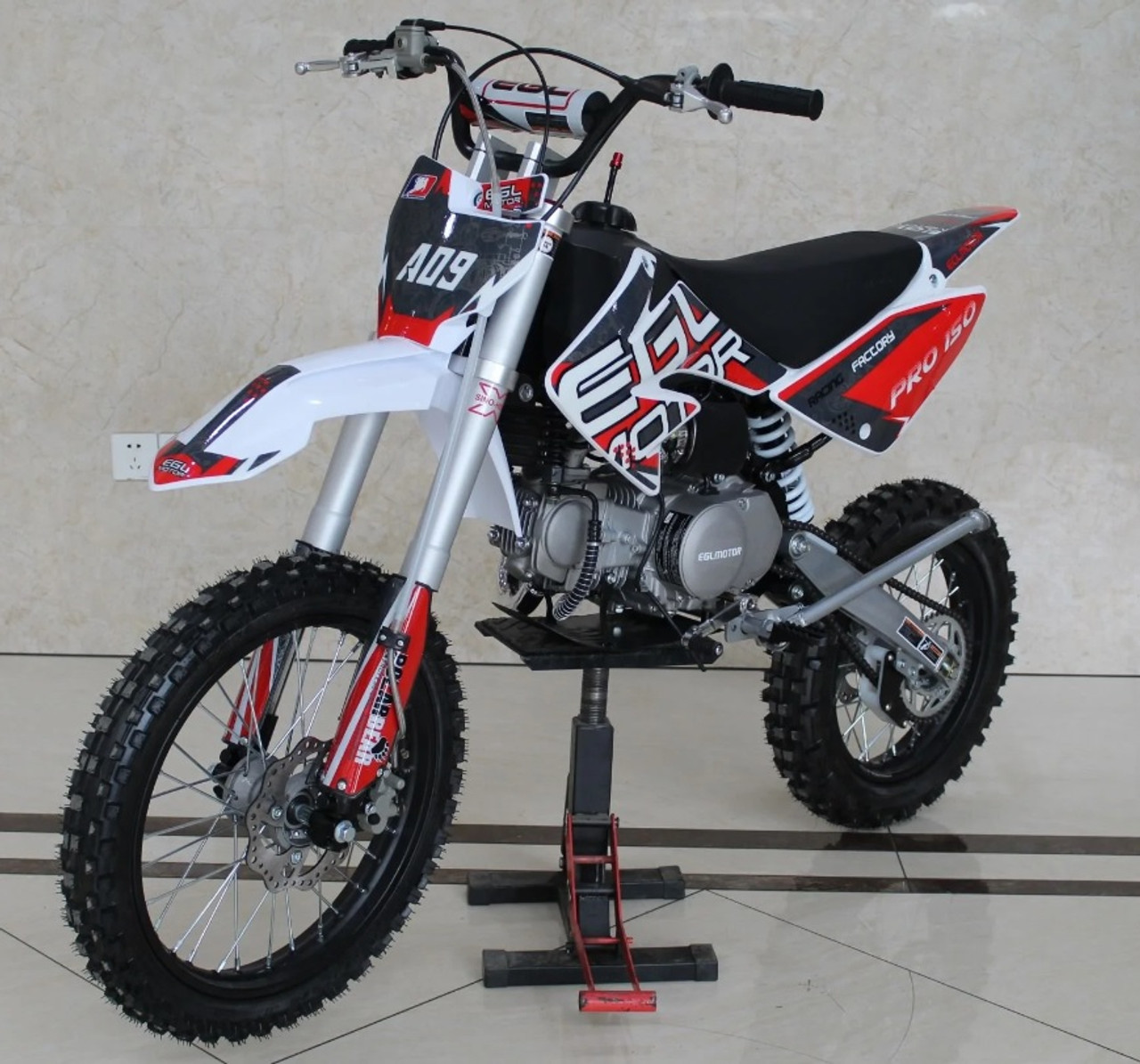 EGL 140 Pro X Dirt Bike, 140cc, Manual Clutch, C.A.R.B. Approved, Kick Start