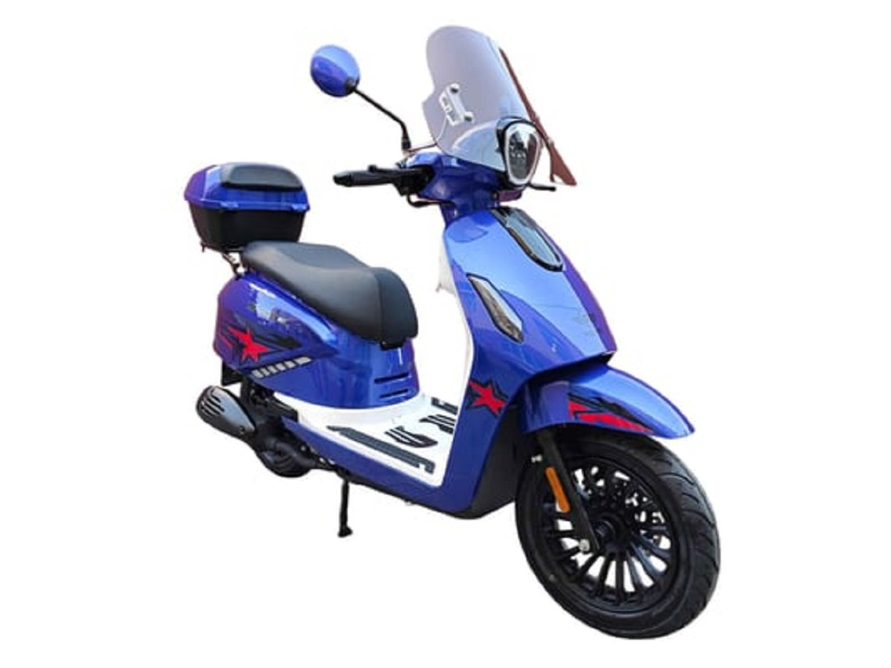Vitacci Milano 50 Scooter – Stylish 50cc Commuter Scooter with LED Lights