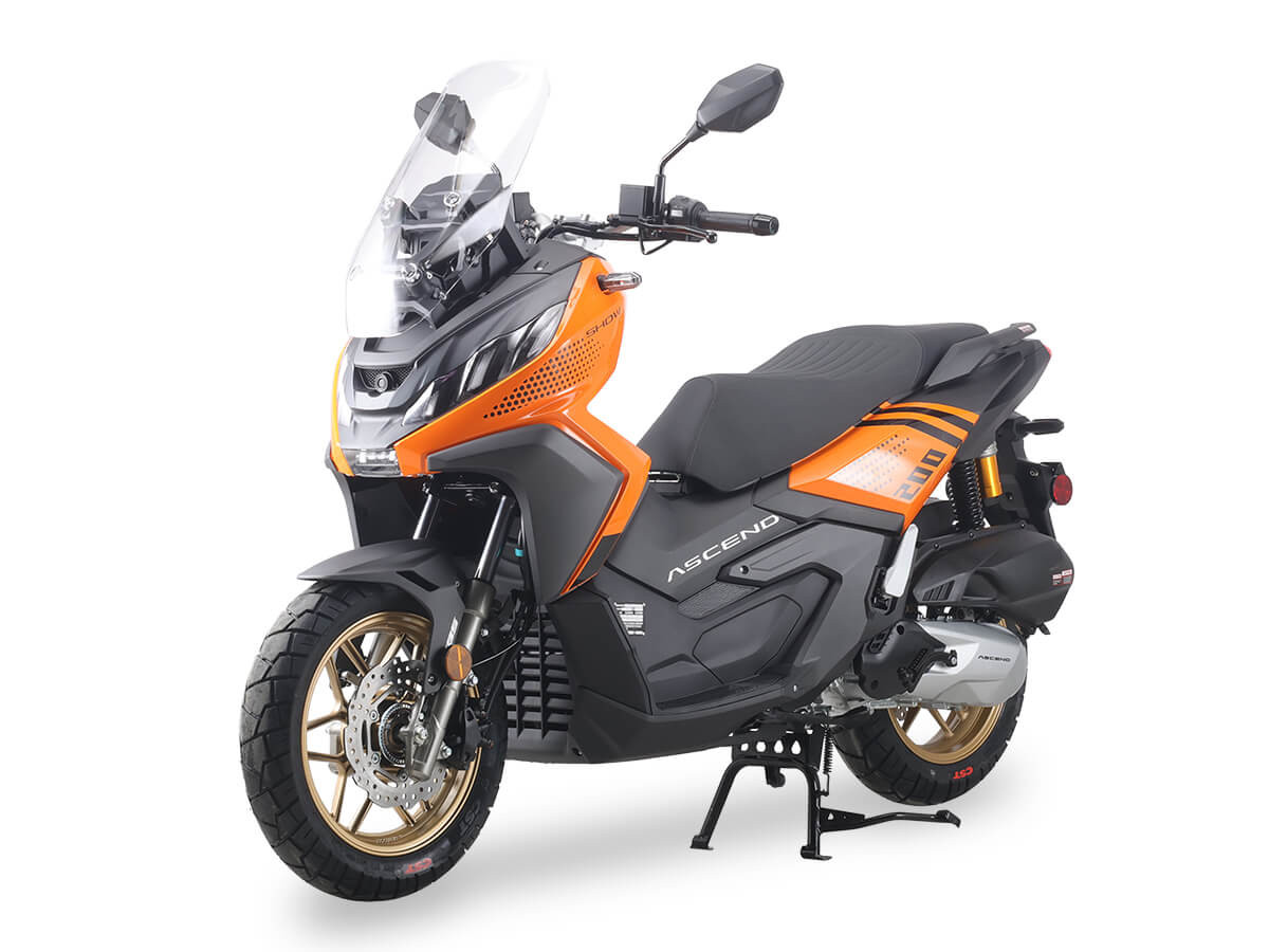 2026 Ice Bear PMZ200-S 200cc Touring Scooter – LED Lighting, CBS Brakes & Gas Shocks