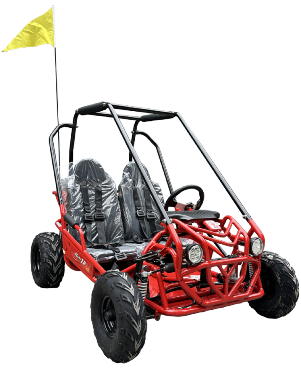 TrailMaster Apache 7 Go-Kart – 212cc Off-Road Go-Kart with CVT & Dual Wheel Drive
