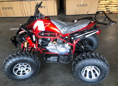 New TK 200 Sport ATV, Alloy Wheels With New and Improved Front Shocks - Red-Right-Side-View New TK 200 Sport ATV, Alloy Wheels With New and Improved Front Shocks - Red-Right-Side-View