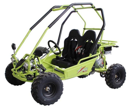 ACE 125 Kids Go Kart, Electric Start, Automatic with Reverse - GREEN