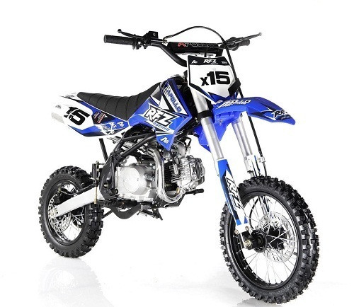 APOLLO DB-X15 125cc Manual Clutch Dirt Bike, 4 Stroke, Single Cylinder - Fully Assembled and Tested - BLUE APOLLO DB-X15 125cc Manual Clutch Dirt Bike, 4 Stroke, Single Cylinder - Fully Assembled and Tested - BLUE