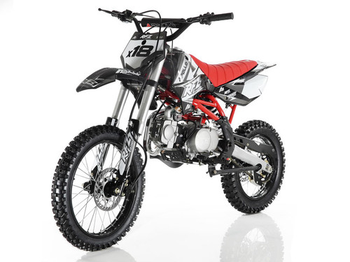 APOLLO DB-X18 125cc RFZ 125cc RACING Dirt Bike, 4 stroke, Single Cylinder - Fully Assembled and Tested - RED